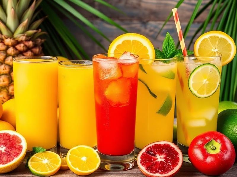 Homemade Caribbean Drinks